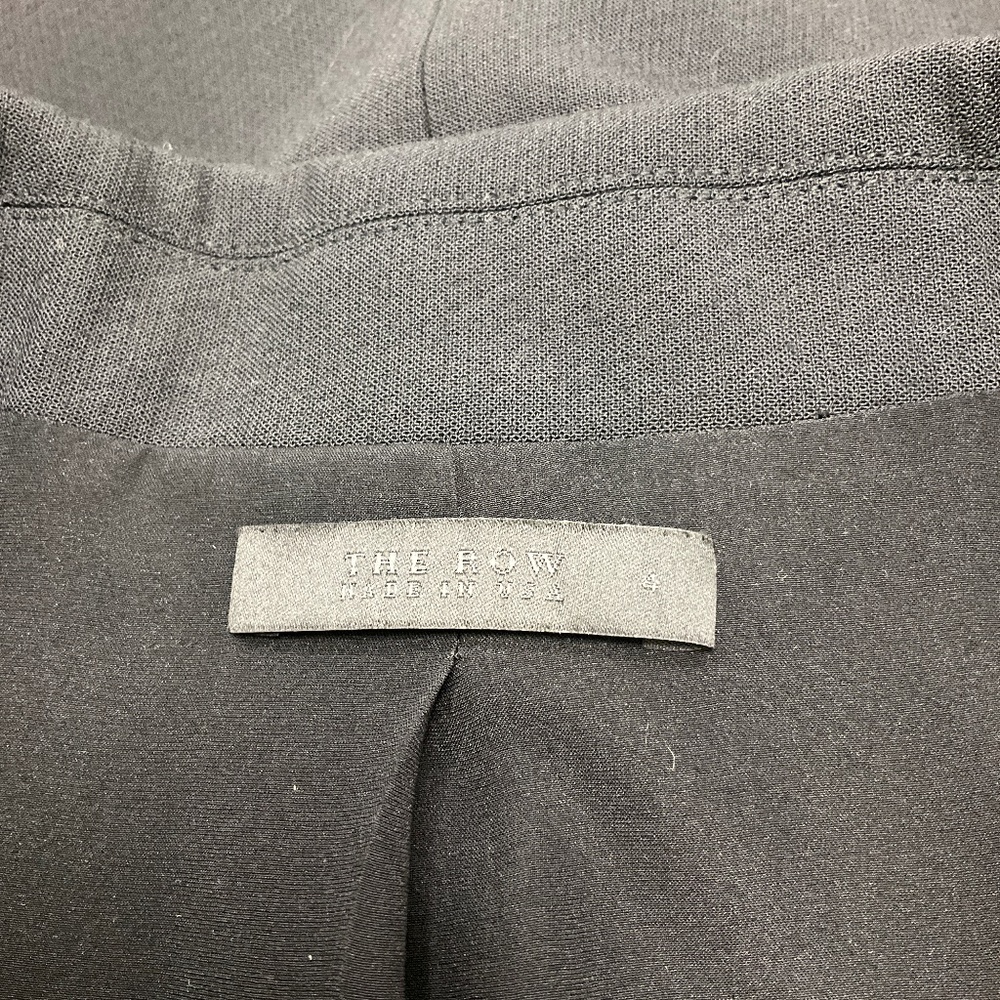 THE ROW BLACK CREPE JACKET - Picture 4 of 4